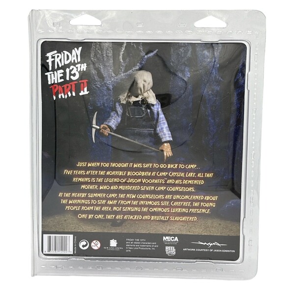 NECA Friday the 13th Part 2 Jason Voorhees & Candyman 8" Retro Clothed Figures - Picture 4 of 15